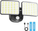 Rechargeable Battery Operated Motion Lights 2500LM & 4000LM Motion Sensor Security Lights(1-3 Months Endurance) USB Charging LED Flood Lights Outdoor for Garage Yard Entryways Patio Garden by GreenHaven Gardens
