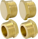 Hooshing 4PCS 3/4" GHT Male Garden Hose End Cap Plug Garden Irrigation Pipe Fittings Water Tubing Stopper by GreenHaven Gardens