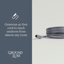 GroundLuxe Grounding Rod w/ 40 Ft Cord