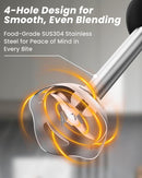 Immersion Blender Handheld 1000W, 3 in 1 Stick Hand Blenders for Kitchen with 20 Variable Speeds & Turbo, 304 Stainless Steel with Electric Whisk & Milk Frother Attachments for Soup, Puree & Emulsion by TinyTreasures Baby Boutique