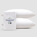 FABDREAMS Organic Waterproof Pillow Protector Set King Size | Pillow Cover Set of 2 | Pillow Encasement Set of 2 | Temperature Regulating | Breathable | King | 20” X 40” | White by TinyTreasures Baby Boutique