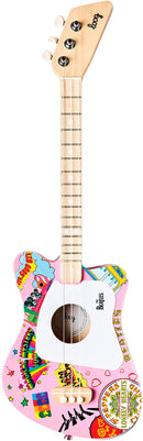 Beatles + Loog Mini Acoustic Guitar for Kids Toddler Children Ages 3+ by TinyTreasures Baby Boutique