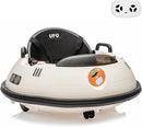 12V Electric Ride on Bumper Car for Toddlers, Kids Bumper Car with Remote Control, 360 Degree Spin, LED Lights, Dual Joysticks, Safety Belt for 18+ Months Kids, White by TinyTreasures Baby Boutique