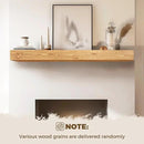 56x8x5 Fireplace Mantel - Handcrafted Rustic Solid Wood Wall Mounted Floating Shelf by CozyNest Decor