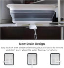 THANSTAR Collapsible Dish Drying Rack for RV Kitchen, Foldable Drainer Organizer for Kitchen Countertop, Space Saving Portable Dish Rack for Campers, Travel Trailer & Small Spaces, Easy Storage, Grey by CozyNest Decor