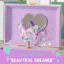 Musical Unicorn Kids Jewelry Box - Girls Jewelry Box with Mirror, Unicorn Gifts for Little Girls, Unicorn Toys for Girls Age 4-6 by TinyTreasures Baby Boutique