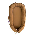 Infant Lounger, Baby Nest Cover for Baby Girls & Boys, Newborn Essentials for Baby 0-18+ Months, 100% Cotton Breathable (Brown, Cotton) by TinyTreasures Baby Boutique