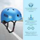 KAMUGO Kids Bike Helmet Set, Toddler Helmet for Ages 2-8 Boys Girls with Sports Protective Gear Set Knee Elbow Wrist Pads for Skateboard Cycling Scooter Rollerblading by TinyTreasures Baby Boutique
