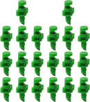 MroMax 20Pcs 180 Degree Micro Sprayer Automizing Sprinkler Nozzle Hydroponic Aeroponic Misters Fan Jet for Miniature Garden Lawn Plant Irrigation System Green by GreenHaven Gardens