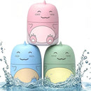 Cute Dinosaur-Shaped Toilet Bowl Cleaner Bottle, Bathroom Toilet Tank Cleaner with Ocean, Jasmine, and Peach Scent,Three bottles can be used for 9 months (1, Three colors and three bottles) by CozyNest Decor