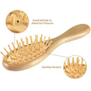 Baby Hair Brush and Comb Set (4-Piece) for Newborn - Wooden Baby Hairbrush Set，A Beechwood Brush, Baby Airbag Brush, Beech Handle Brush, and Prevent Cradle Cap Silicone Brush - Ideal Registry Gift by TinyTreasures Baby Boutique