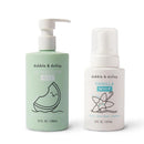 Dabble & Dollop Honeydew Melon + Vanilla Body Wash & Shampoo – 3-in-1 Natural Bubble Bath for Kids, Made in USA, No Parabens or Sulfates, Vegan, Gluten-Free, Tear-Free (2-Pack) by TinyTreasures Baby Boutique