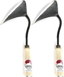 SERENITA Lawn Grass Edger Hoe Garden Tool Weeding Tools for Garden. Homi Korean Plow Easy Digger with Blade. Less Effort Easy Farming Tool 2pcs by GreenHaven Gardens