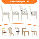 Toddler Booster Seat for Dining Table, Adjustable 5 Point Safety Buckle Kids Toddler Booster Seat with Backrest, Waterproof Non-Slip Bottom Portable Travel Increasing Cushion for Chair (White) by TinyTreasures Baby Boutique