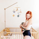 JETMHH Baby Crib Mobile Arm Holder - 36 Inch Large Version Safe Anti Slip Baby Mobile Hanger by TinyTreasures Baby Boutique