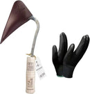 HandPlowHoe Gardentool with Safety Cover for Easy Gardening, Weeding and Farming Made by Korean Master Blacksmith (M GLOVE) by GreenHaven Gardens