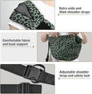 Baby Sling Carrier Adjustable Baby Sling 2025 Upgraded Toddler Sling Comfortable Baby Wrap Carriers Ergonomic-Designed, Travel Friendly Carrying 10-45 Lbs(Green Leopard) by TinyTreasures Baby Boutique