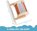 Full Size Spinning Drum Montessori Toys for Infant 6 - 12 Months 1 Year Old Babies Toddlers (Multiple Materials) by TinyTreasures Baby Boutique