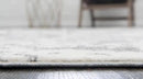 Unique Loom Rosso Collection Vintage, Geometric, Bohemian, Traditional, Distressed, Southwestern Area Rug, 2' 0" x 6' 0", Light Gray/Ivory by CozyNest Decor