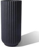31.5 Inch Tall Roman Column Concrete Planter（14.2Dx31.5H，36 Pounds）,Durable All-Weather Use with Drainage Holes,Large Tall Round Planter for Outdoor Indoor Plants by CozyNest Decor