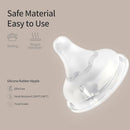 Pigeon Silicone Nipple (S) with Latch-On Line, Natural Feel, 1+ Months, 4 Counts by TinyTreasures Baby Boutique
