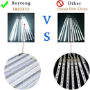 High Brightness 10 Tube 540 LED 20 Inch Meteor Shower Rain Lights Cascading Falling Rain Outdoor Lights for Christmas Roof Eaves Tree Decoration Icicle Raindrop by GreenHaven Gardens