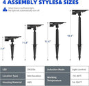 Barrina Solar Spot Lights Outdoor, 2-in-1 6500K & 2700K,360° Adjustable,3 Lighting Modes Solar Lights Waterproof, Auto On/Off 36 LEDs Landscape Spotlights for Garden Patio Yard Pool, 2 Packs by GreenHaven Gardens