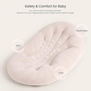 Baby Lounger for Newborn: Portable & Lightweight Pillow for Tummy Time Playtime & Diaper Changes - Skin-Friendly & Breathable for 0-12 Month Supervised Use by TinyTreasures Baby Boutique