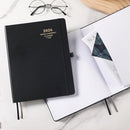 2026 Planner - 2026 Planner Weekly and Monthly, JAN 2026 - DEC 2026, Calendar Planner with Hardcover,Thick Paper, Back Pocket, Notes Pages, Pen Loop (9" x 11") - Black by TinyTreasures Baby Boutique