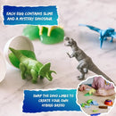 The Eggmazing Egg Decorator The DinoMazing Dinosaur Egg Refill - for The DinoMazing Egg Decorating Spinner by EggMazing - Egg with Mystery Dinosaur and Non-Toxic Slime - 6 Eggs by TinyTreasures Baby Boutique