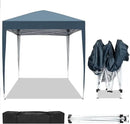 Outvita 6.5x6.5ft Pop Up Canopy Tent, Outdoor Instant Shelter Folding Canopy with Carry Bag for Commercial Events, Party, Backyard BBQ, Camping Blue by GreenHaven Gardens