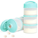 Termichy Stackable Formula Dispenser Portable Milk Powder Container, 2 Pack, Mint by TinyTreasures Baby Boutique