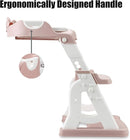 PandaEar Potty Training Seat with Step Stool Ladder, Toddler Toilet Seat for Kids Boys Girls, Comfortable Safe Potty Seat with Anti-Slip Pads Ladder & Bear Design -Pink by TinyTreasures Baby Boutique