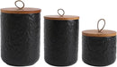Kitchen Canisters for Countertop, Ceramic Coffee Canisters with Airtight Lids Food Storage Jars Sugar Container for Kitchen Counter Tea, Coffee Beans, Spice (