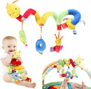 Uonlytech Baby Crib Hanging Rattles Toys, Carseat Toys Hanging Rattles Spiral Stroller Crib Cot Toy Spiral Toy Pram Hanging for Babies Boys and Girls by TinyTreasures Baby Boutique