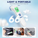 Thermometer for Adults and Kids, Digital Forehead Thermometer with Fever Alarm, Silent Mode & 35-Set Memory, Object 2 in 1 Mode by TinyTreasures Baby Boutique