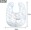 Baby bibs Waterproof Toddler bib - Feeding bib with Pocket for Infant Boy Girl Washable 6-36M by TinyTreasures Baby Boutique