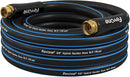 Fevone 25 ft Garden Hose, Heavy Duty Water Hose, Hybrid Polymer, Kink Resistance, Flexible, Durable, Solid Brass Fittings, 3/4" GHT, 5/8" ID, 600 PSI, by GreenHaven Gardens