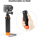 AKASO V50X Native 4K30fps WiFi Action Camera with EIS Touch Screen 4X Zoom 131 feet Waterproof Camera Support External Mic Remote Control (with Floating Hand Grip and Carry Bag) by TinyTreasures Baby Boutique