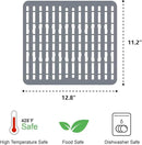 GSlife Expandable Dish Drying Rack - Stainless Steel Capacity Adjustable Over The Sink Rack (10.8''-17.9'') with Sink Mat, Dish Drainer for Kitchen Sink Counter with Utensil Holder, Silver by CozyNest Decor