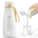 Portable Milk Warmer for Travel, 12oz Large Capacity Baby Bottle Warmer for Formula & Breastmilk, Fast Heating Milk Warmer on The Go wth Child Lock,Precise Temp Control by TinyTreasures Baby Boutique