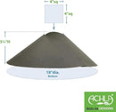 Achla Designs Squirrel Deflector For 4 by 4 Post, Black by GreenHaven Gardens