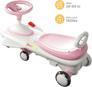 Kids Electric Ride On Car 12V - Electric Wiggle Car with Rechargeable Battery, LED Lights & Music,Anti-Rollover for Boys Girls Ages 3-8, Indoor/Outdoor Toy Vehicle up to 150 lbs by TinyTreasures Baby Boutique