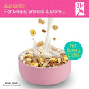 Elk and Friends Kids Porcelain Bowls| Kids/Toddler/Baby Feeding | Microwave & Dishwasher Safe | Non slip | Cereal/Soup/Snack Dishes & Dinnerware | 2 Pack by TinyTreasures Baby Boutique
