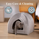 Kasentex Cat Bed, Lovely Tent with Removable Washable Pillow Cushion