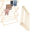 Pennsylvania Woodworks Premium American Maple Clothes Drying Rack - Handcrafted in Pennsylvania - Solid Wood Construction, Collapsible, Eco-Friendly Laundry Solution (X-Large) by CozyNest Decor