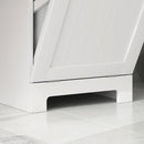 HOMCOM Laundry Hamper with Removable Basket, Tilt Out Hamper with Drawer and Beadboard Door, Bathroom Storage Cabinet, White by CozyNest Decor