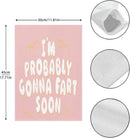 I’m probably gonnas fart soon Garden Flag 12x18 Double Sided Small Banner for Indoor by GreenHaven Gardens
