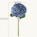 8Pcs Dusty Blue Fake Flowers Silk Hydrangea Artificial Flowers Bouquets Faux Hydrangea Stems for Home Table Centerpieces Wedding Party Decoration by CozyNest Decor