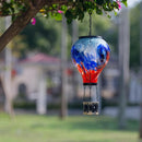 Starsoul 2 PC Hot Air Balloon Solar Lantern with Flame Glass Outdoor Hanging Hot Air Balloon Solar Light Waterproof Garden Patio Yard Party Decorations by GreenHaven Gardens
